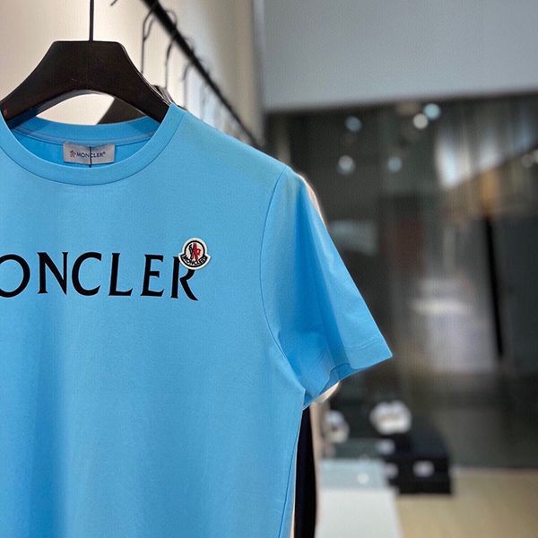 速達発送モンクレール レプリカ ロゴ コットン クルーネック Tシャツ moe21788
